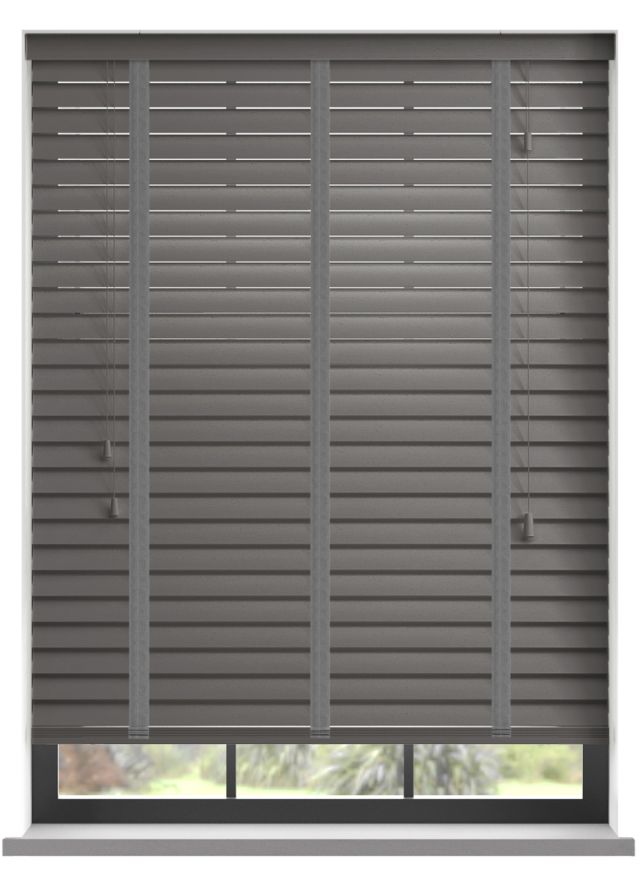 Supreme Wood Abachi Light Grey su juost. kopetėlėmis