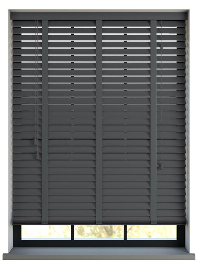 Supreme Wood Abachi Deep Grey su juost. kopetėlėmis